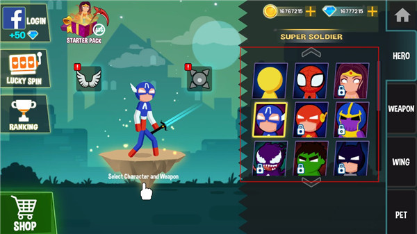 火柴人格斗官方正版手游