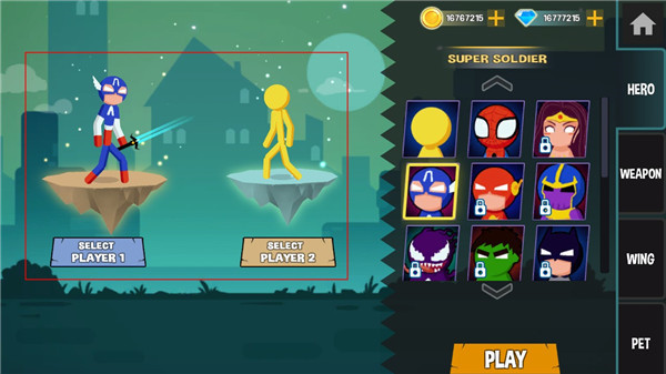 火柴人格斗官方正版手游