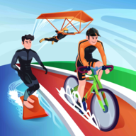 铁人三项赛车手Triathlon Racer