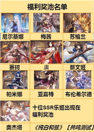 纯白和弦测试服