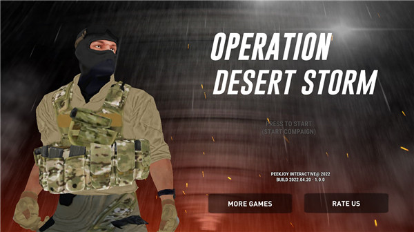 沙漠风暴行动游戏