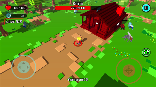 像素射击僵尸战场游戏