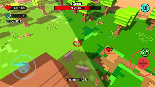 像素射击僵尸战场游戏