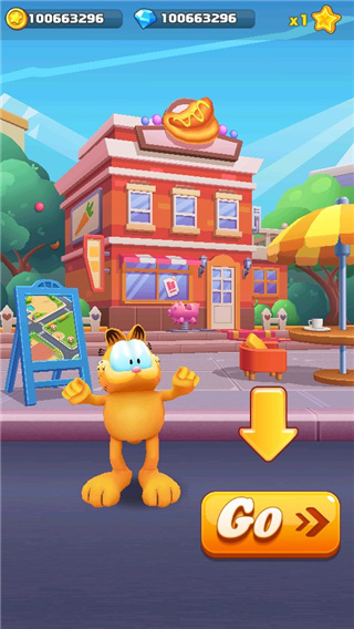 加菲猫跑酷(Garfield Rush)破解版无限金币钻石版