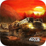 旋转轮胎泥泞奔驰