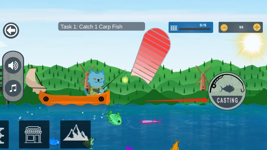 小猫钓鱼模拟器