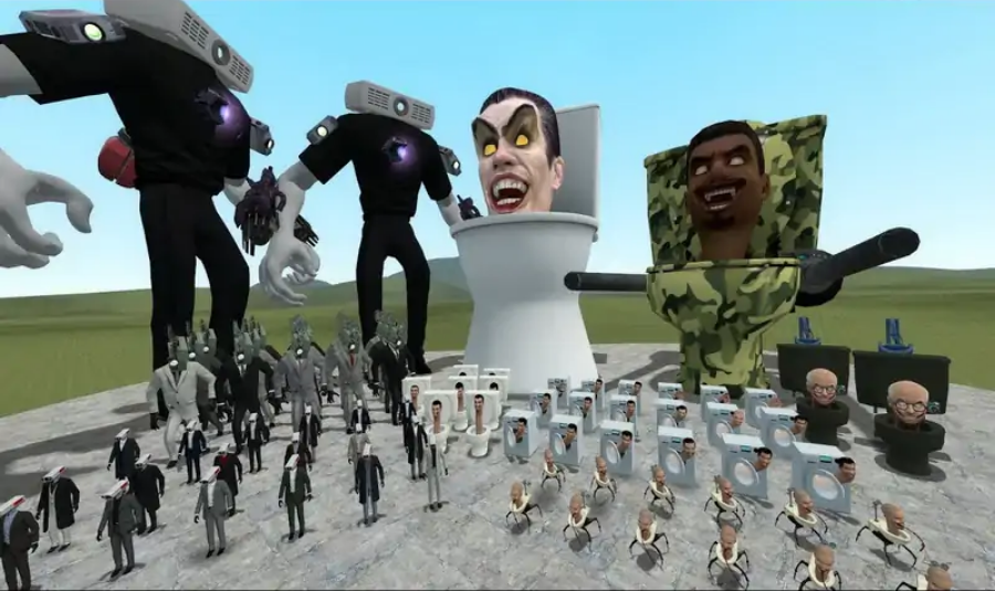 盖瑞模组马桶人大战监控人模组