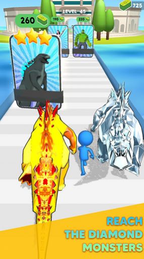 收集疯狂的怪物游戏