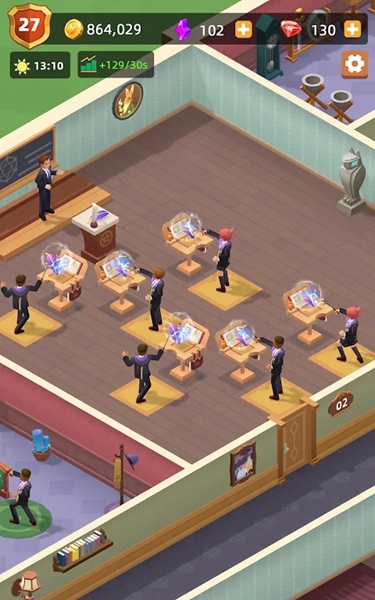 放置巫师学校大亨游戏官方版