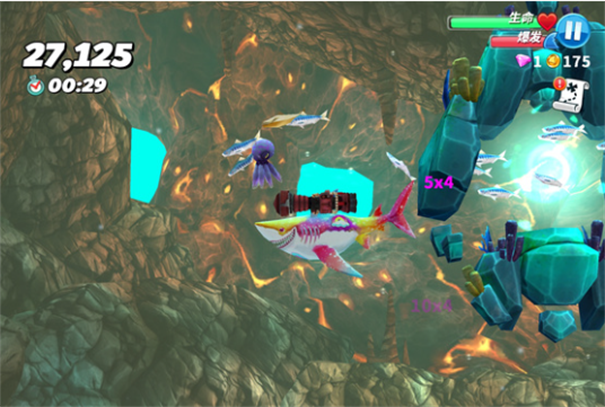 饥饿鲨999999钻999999金币