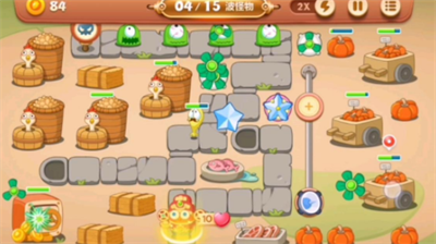 保卫萝卜3集市爬梯10层怎么过