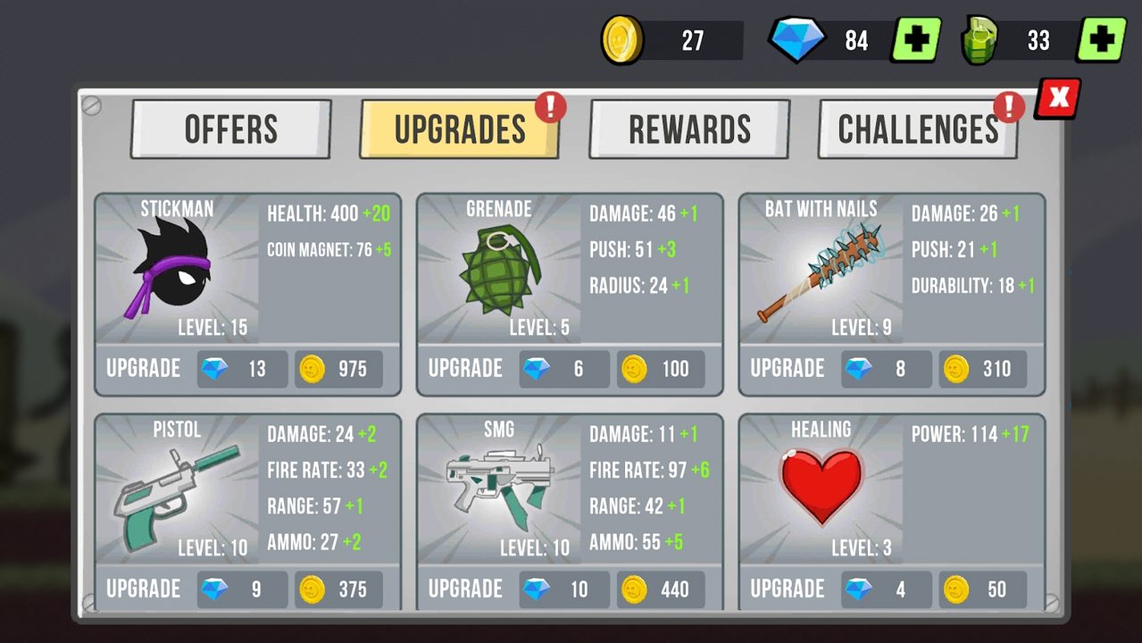 火柴人僵尸射击无敌版