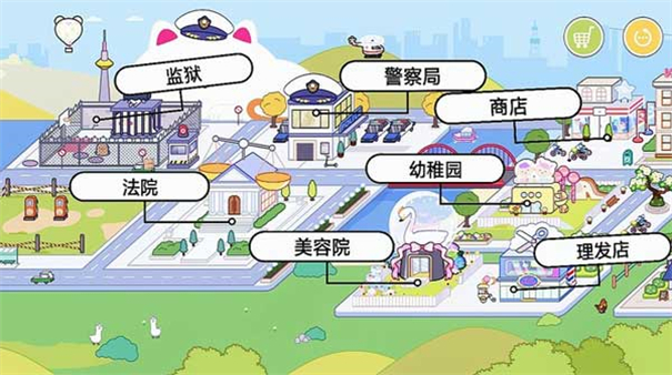 米加小镇世界公寓与电器店