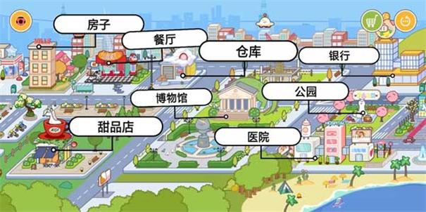 米加小镇世界公寓与电器店