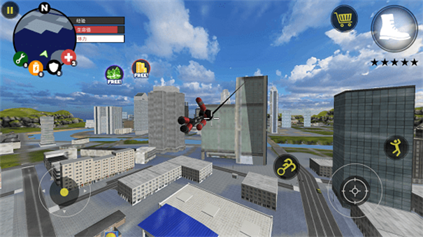 火柴人绳索英雄999999钻999999金币