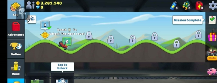 登山赛车Mod菜单10万加速器