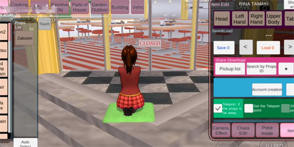 樱花校园模拟器1.041.11英文版