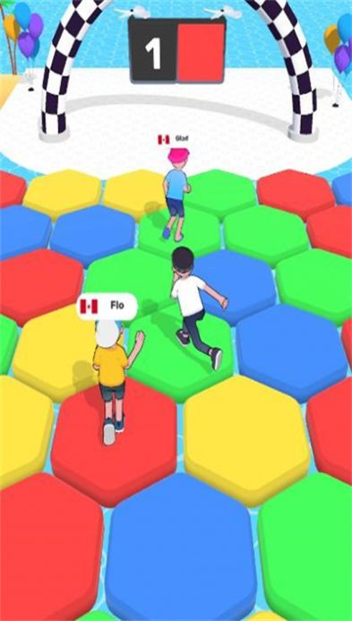 色块竞赛游戏