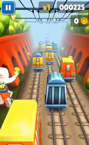 地铁跑酷火山难度版