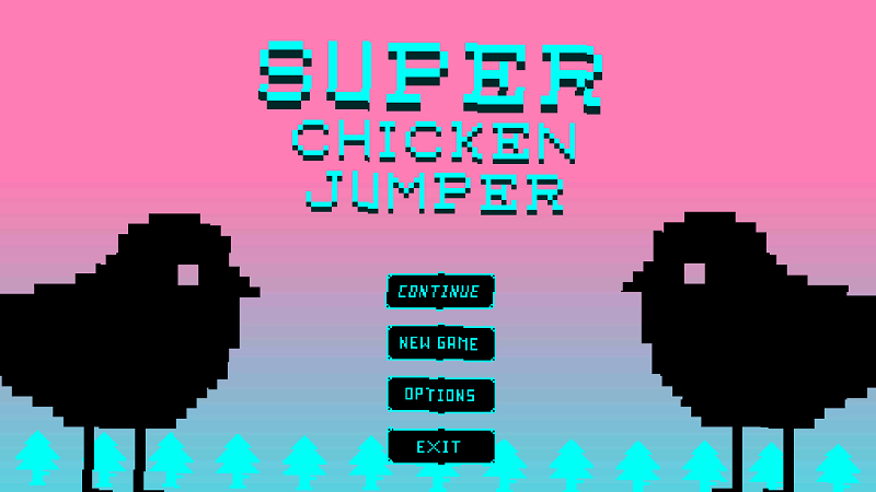 超级小鸡跳跃游戏