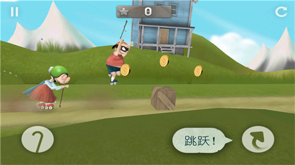 跑酷老奶奶免费版