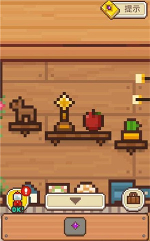 像素小屋逃离不可思议之家