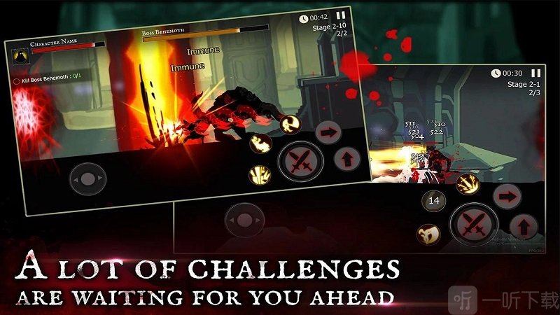 死亡之影黑暗骑士魔术师战斗