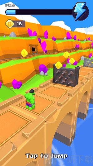 绿巨人奔跑粉碎