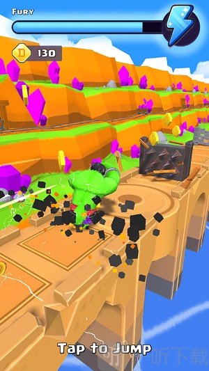 绿巨人奔跑粉碎