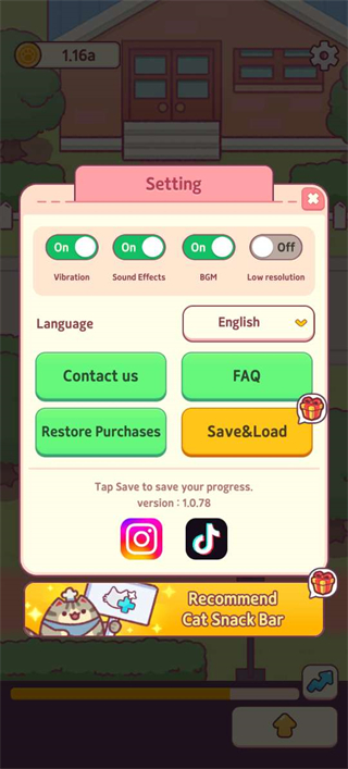 猫咪小吃店内置菜单mod版