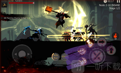 黑暗骑士火柴人战斗