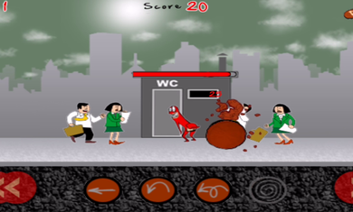 大便超人厕所保卫战