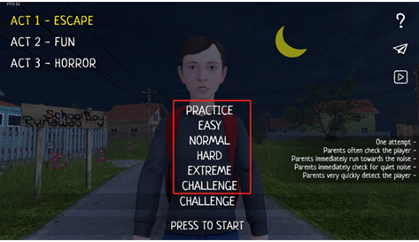 小学生潜行与逃生模拟