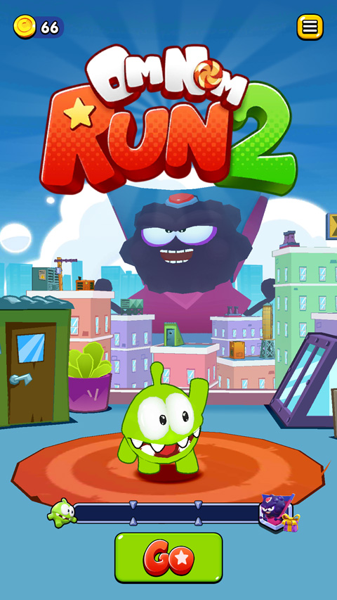 奥姆跑酷2官方正版(Om Nom: Run 2)