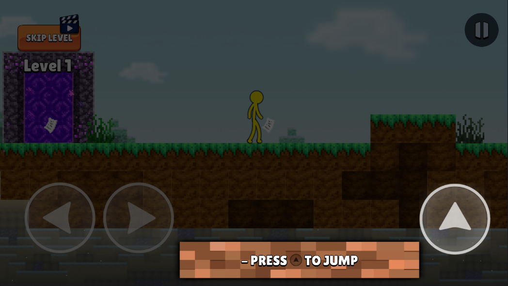 火柴人跑酷小游戏(Stickman Parkour)