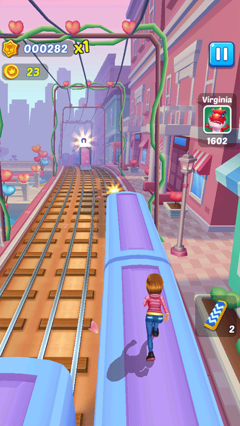 公主铁道酷跑游戏