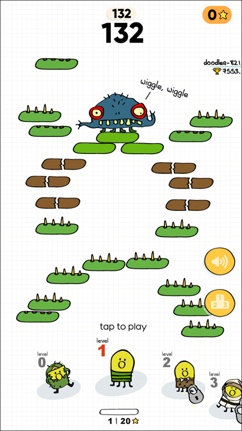 涂鸦跳跃2官方正版最新版(Doodle Jump 2)