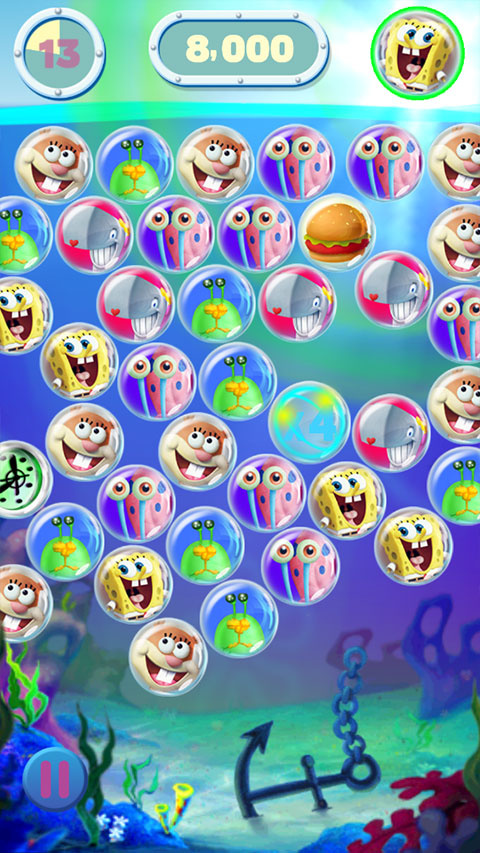 海绵宝宝泡泡派对游戏