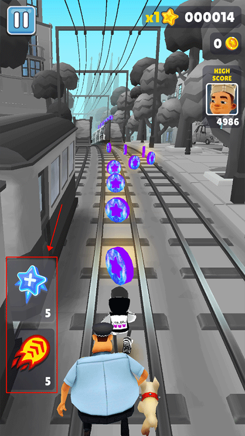 地铁跑酷果茶天天开心版本(黑色杰克)