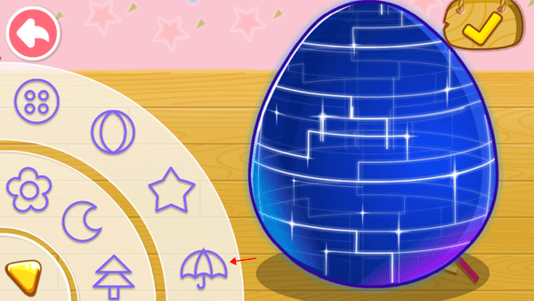 宝宝画彩蛋游戏