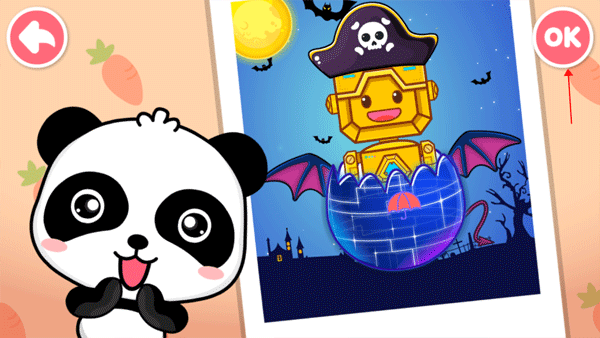 宝宝画彩蛋游戏