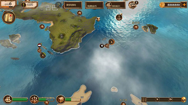 海盗战斗时代的船只游戏中文版