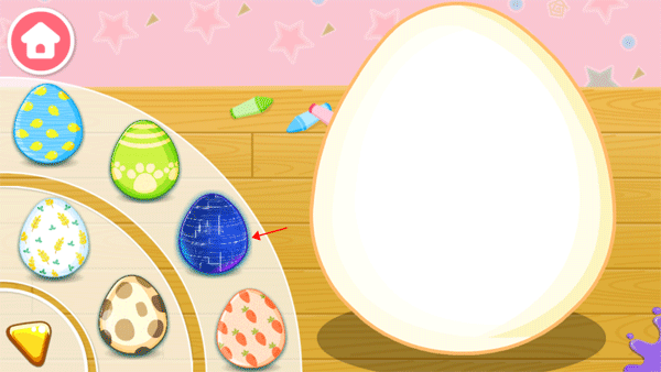 宝宝画彩蛋游戏