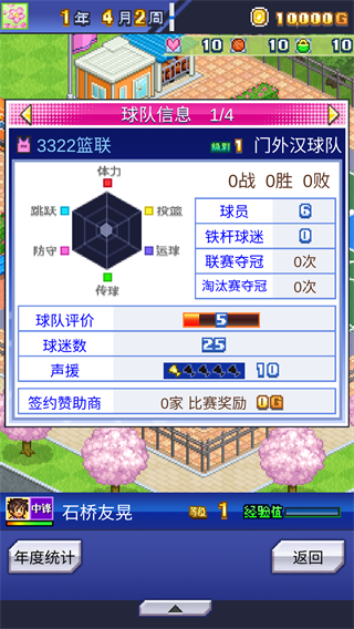 篮球俱乐部物语denug版