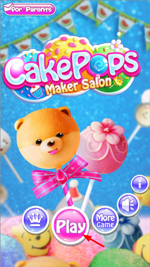 棒棒糖蛋糕制作沙龙游戏