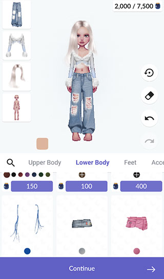 永远的天空虚拟装扮国际服(Everskies)