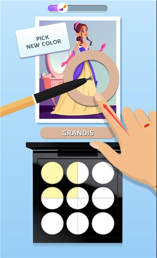 makeupkit眼影盒子游戏