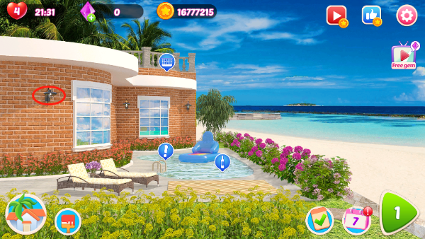 现代海滨别墅设计游戏