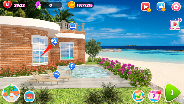 现代海滨别墅设计游戏