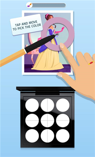 makeupkit眼影盒子游戏